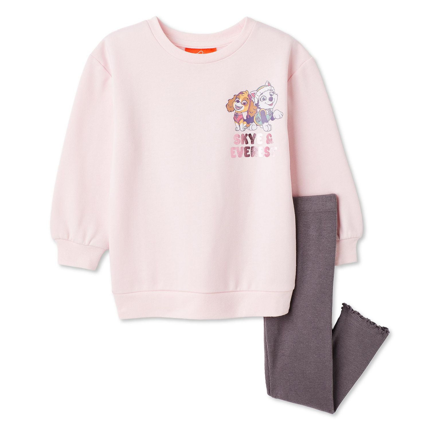 Nickelodeon Toddler Girls' Paw Patrol Sweatshirt 2-Piece Set