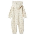 thumbnail image 2 of George Baby Boys' Hooded Romper, 2 of 2