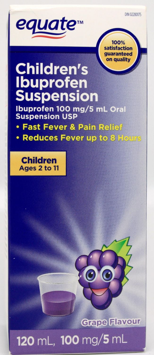 Equate Children's Ibuprofen Suspension Walmart Canada