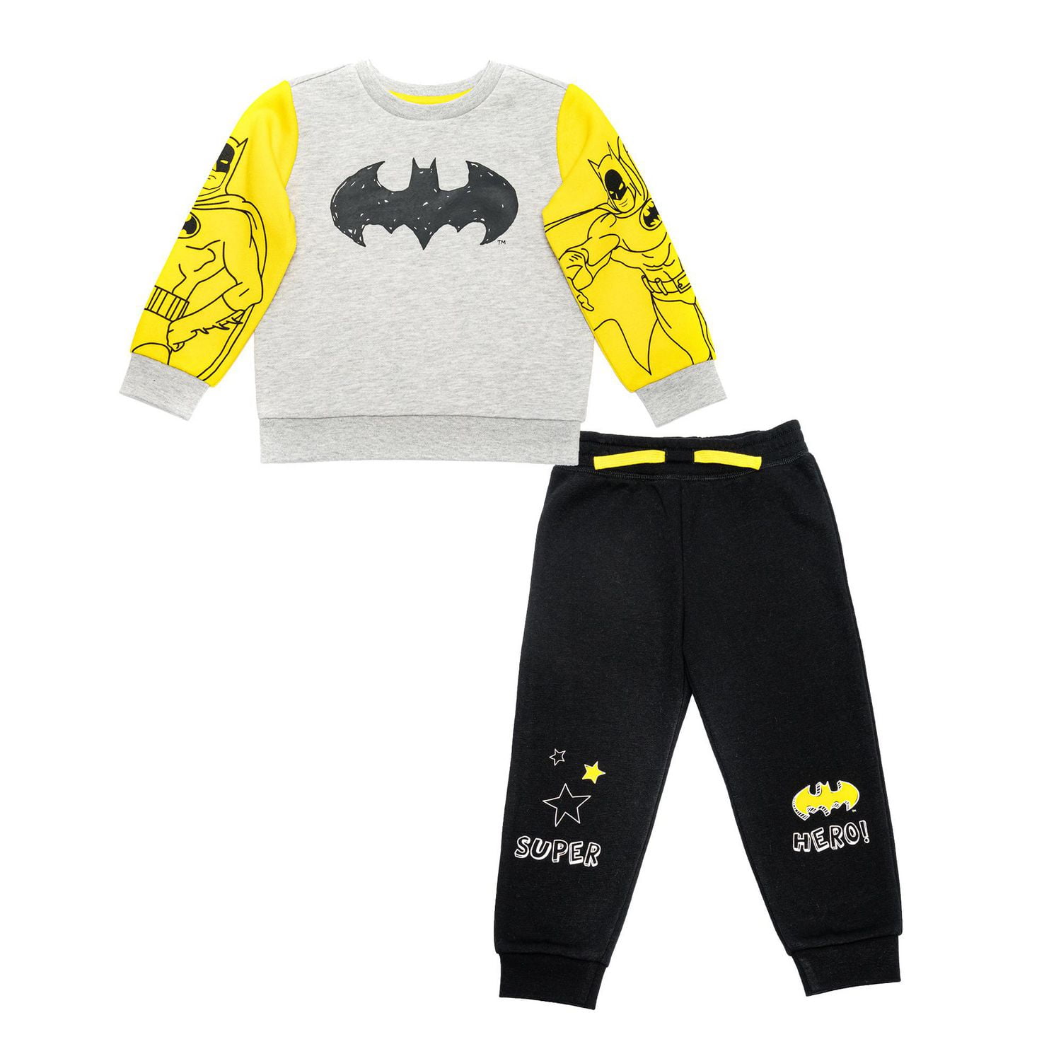 Ensemble de croquis Batman 2 pièces pour tout-petits garçons