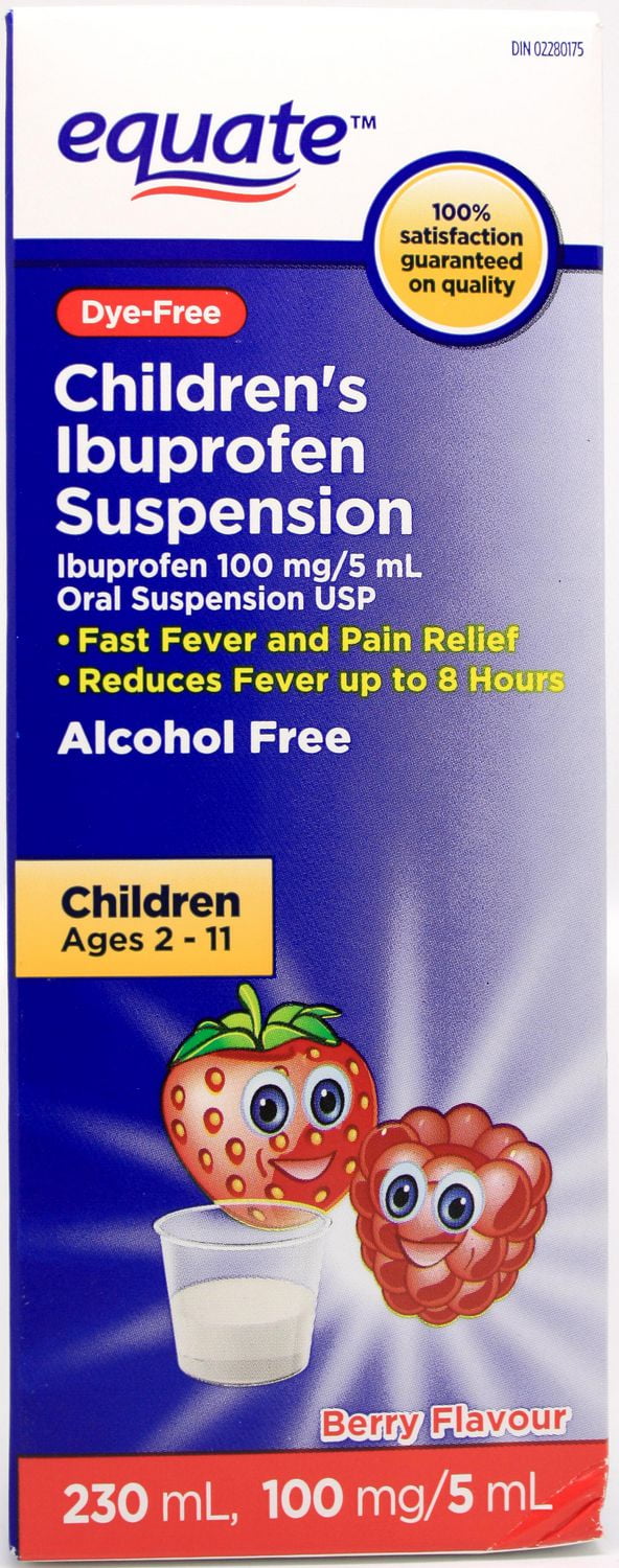 Equate Children's Ibuprofen Suspension Walmart Canada