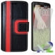 Étui portefeuille d'Exian pour LG G3 - rayures noires et rouges – image 1 sur 3