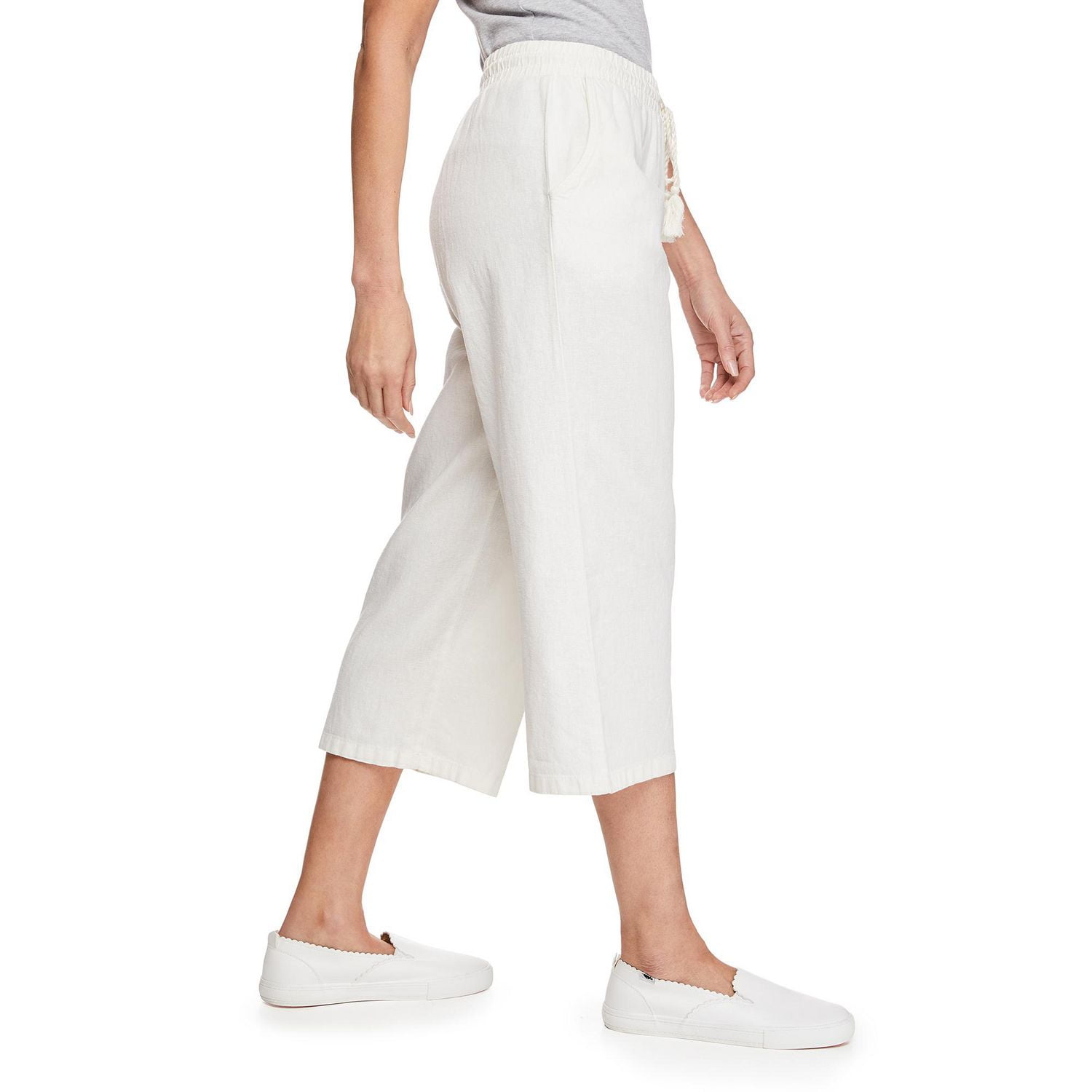 Penmans Women's Linen-Blend Pant with Tassels