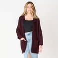 thumbnail image 4 of DV L/S Ottoman ribbed cardigan, 4 of 4