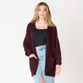 thumbnail image 4 of DV L/S Ottoman ribbed cardigan, 4 of 4