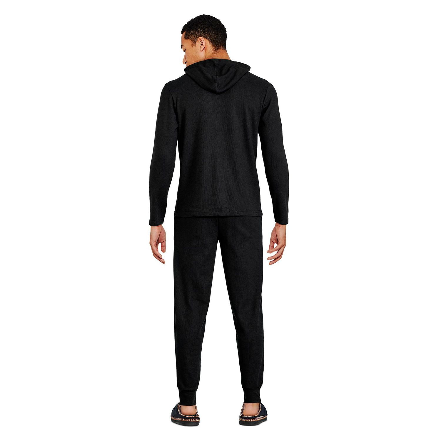 George Men's Brushed Waffle Jogger Lounge 2-Piece Set