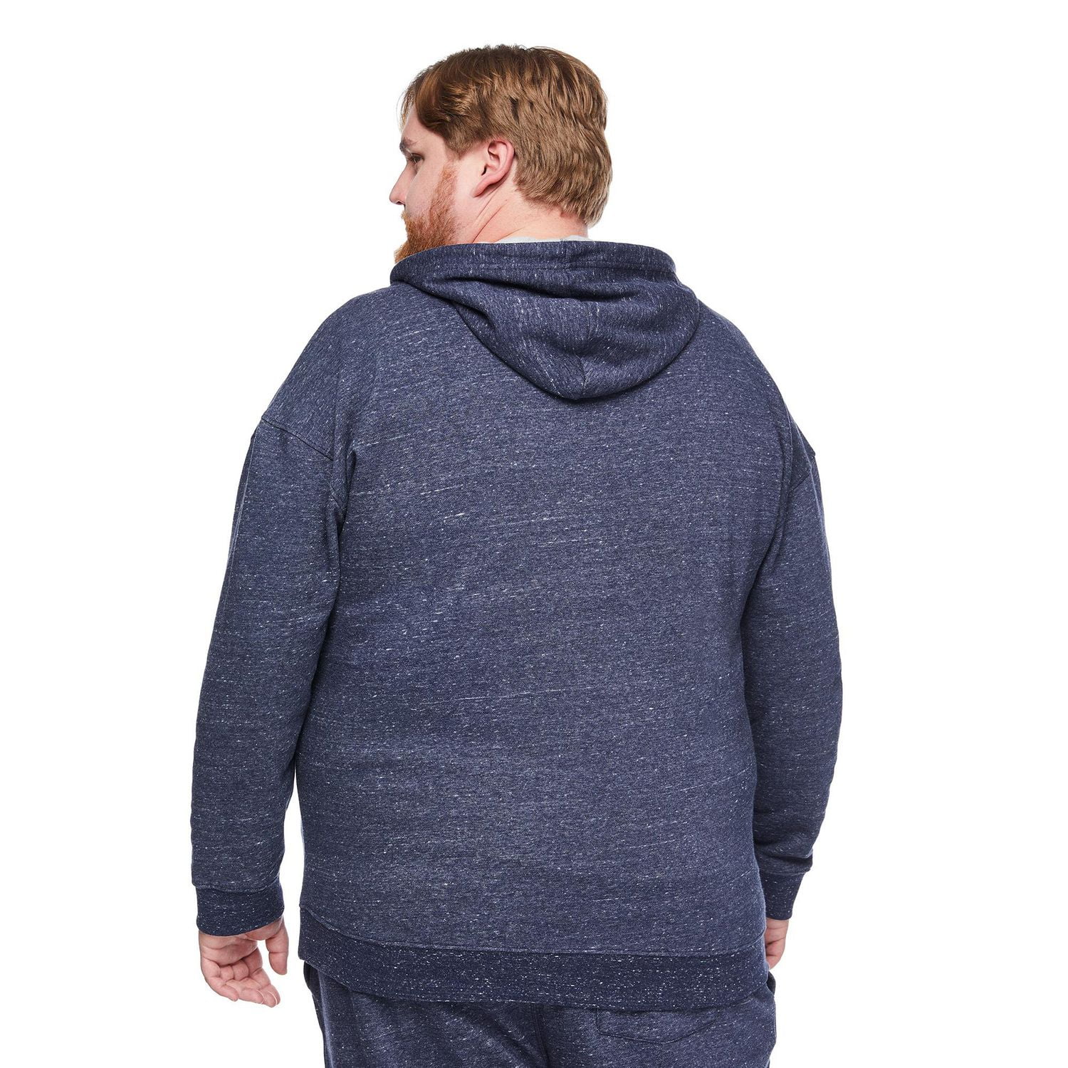 Haut à capuchon zippé sur la longueur George Plus pour hommes