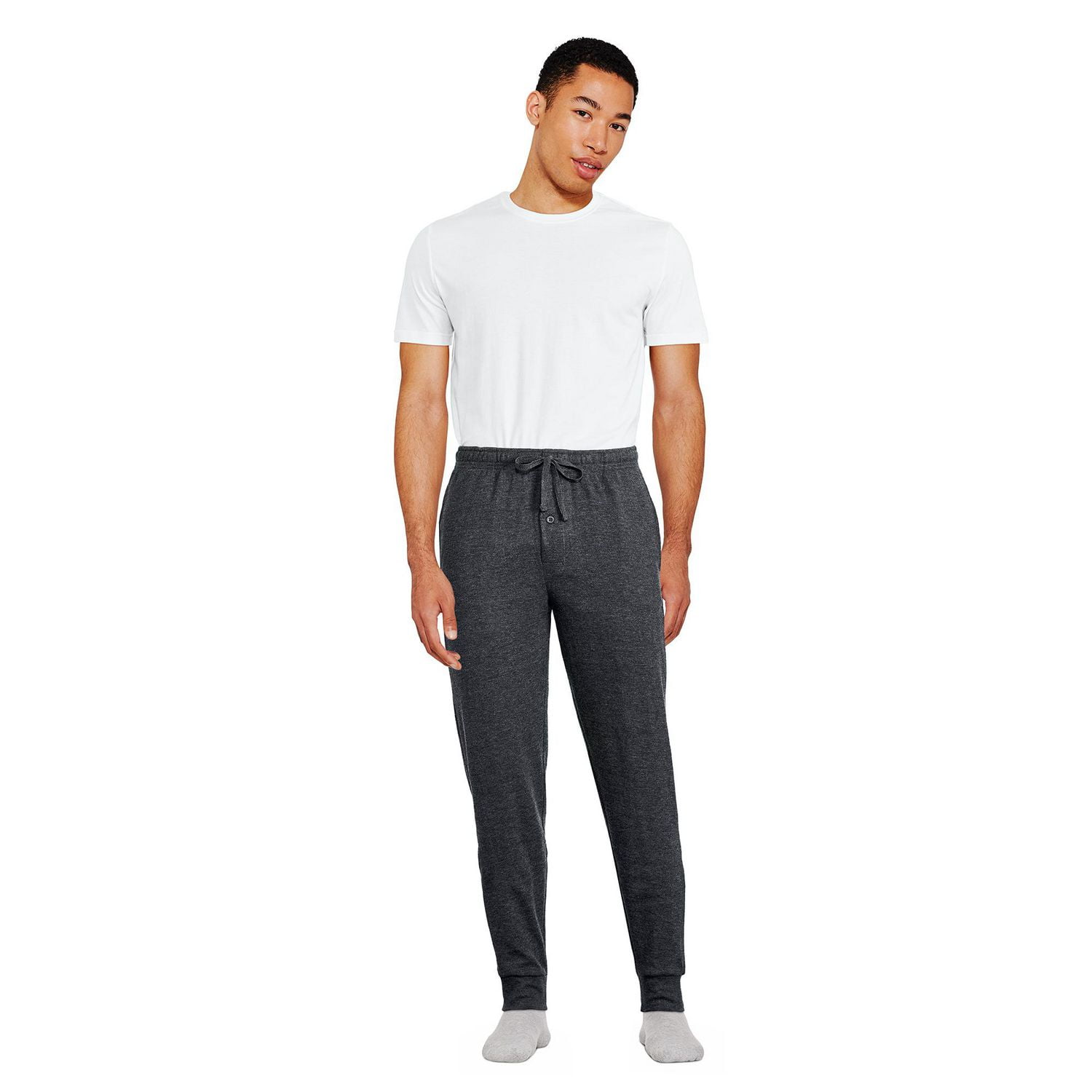 Jogger en tissu gaufré et brossé George pour hommes