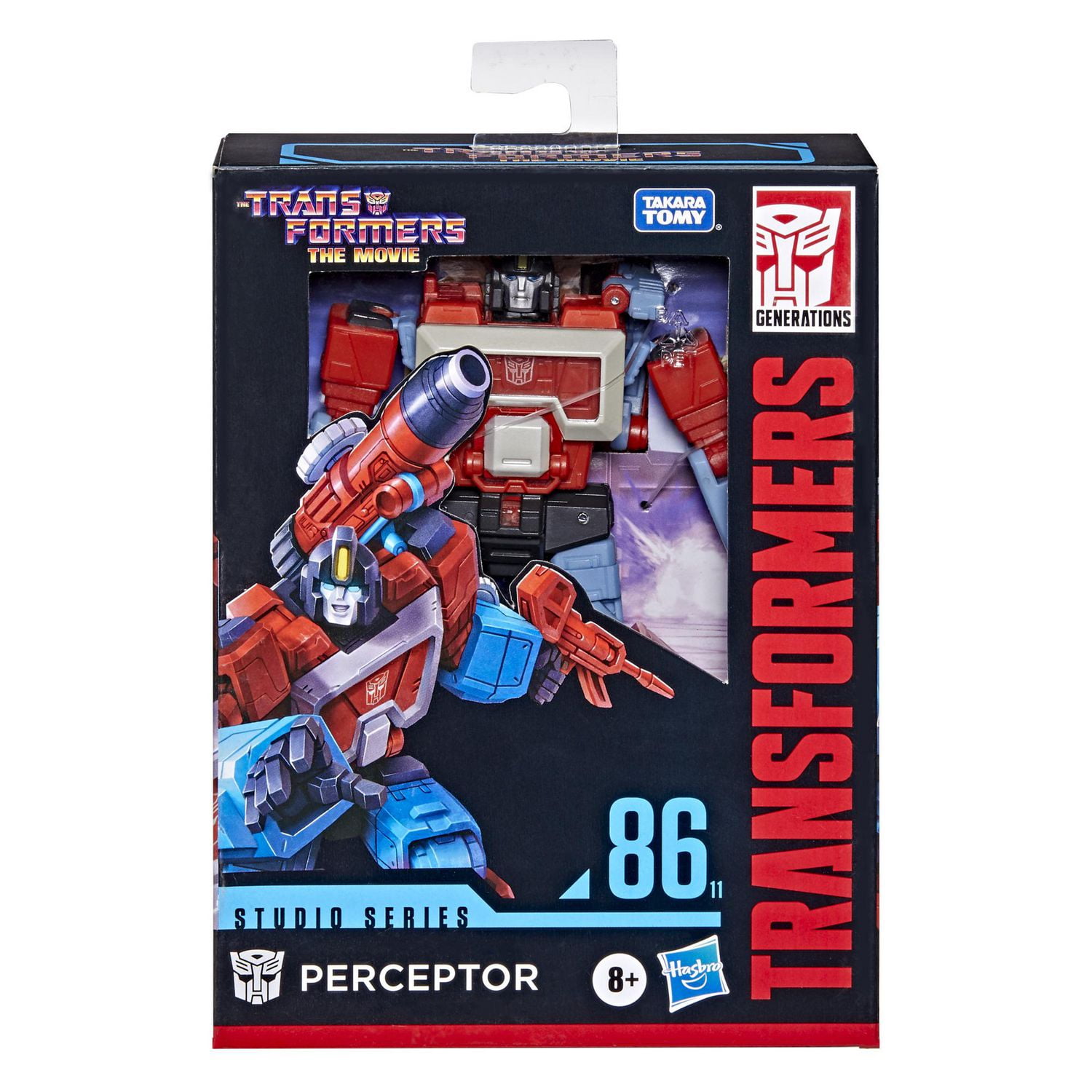 Transformers Studio Series 86-11 Deluxe Class The Transformers: The Movie  Perceptor Action Figure, 4.5-inch 