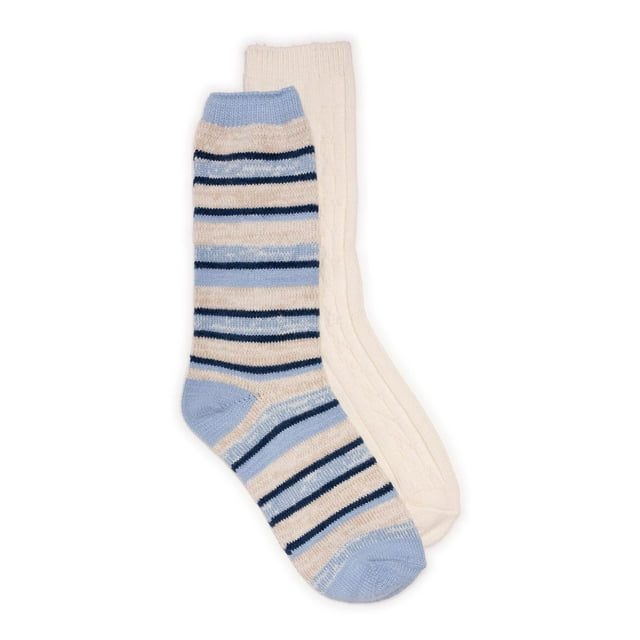 Muk Luks Women's 8" Boot Sock 2 Pair