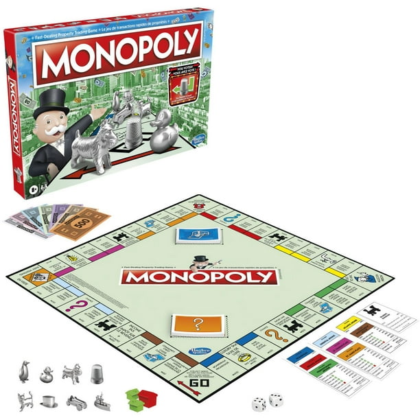 Hasbro Monopoly Board Game Classic Family Original NEW Includes Special Red  die