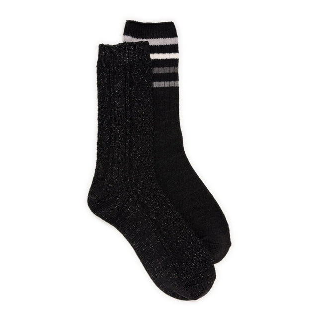 Muk Luks Women's 8" Boot Sock 2 Pair
