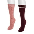 thumbnail image 2 of Muk Luks Women's 11" Tall Boot Sock 2 Pair, 2 of 3
