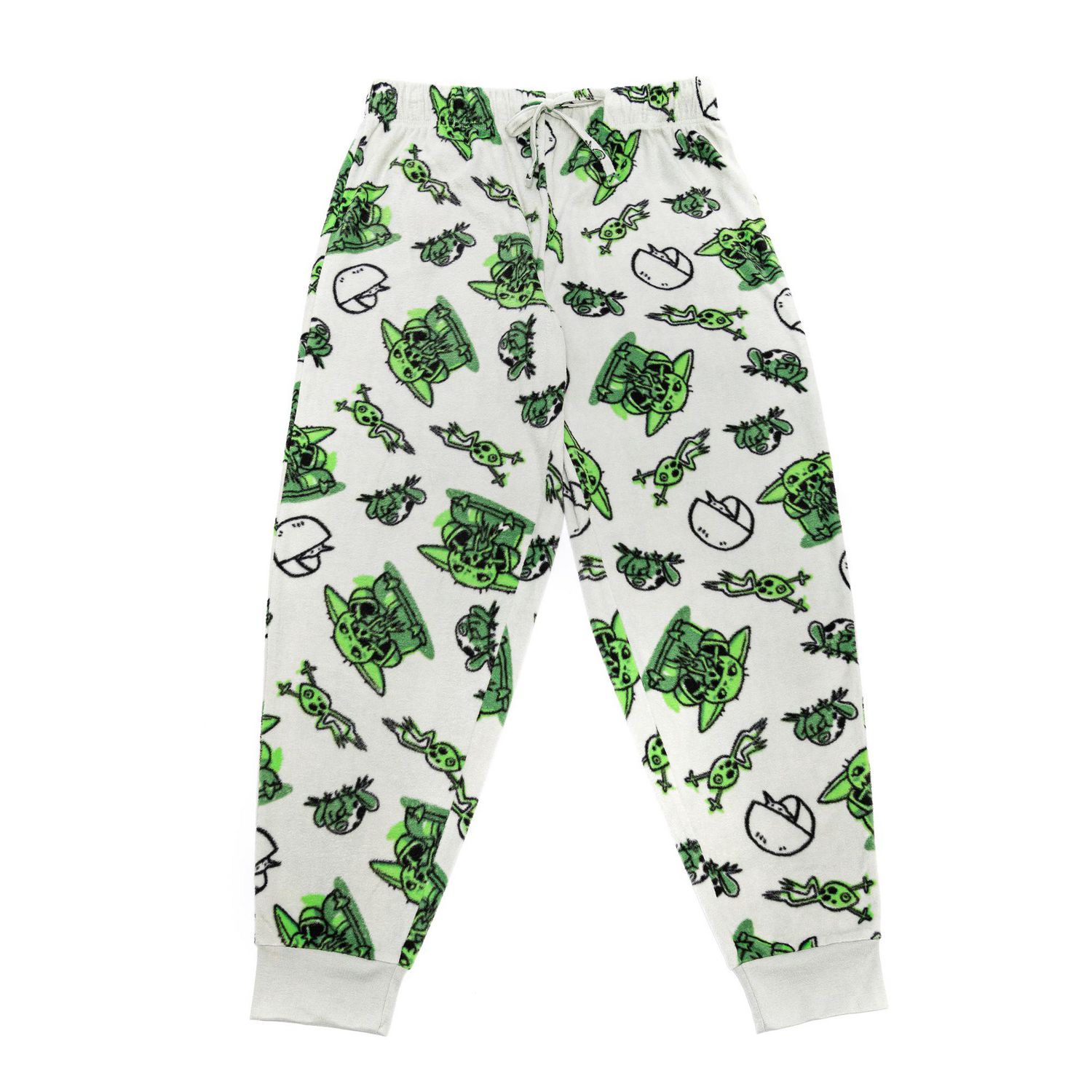 Men's Star Wars The Mandalorian Grogu Sketch Sleepwear Joggers
