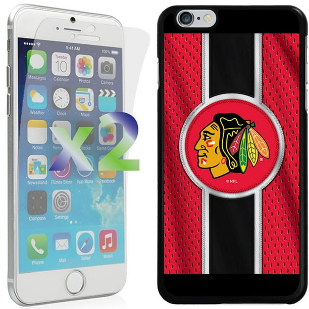 Exian Étui NHL pour iPhone 6 Plus - Chicago Blackhawks