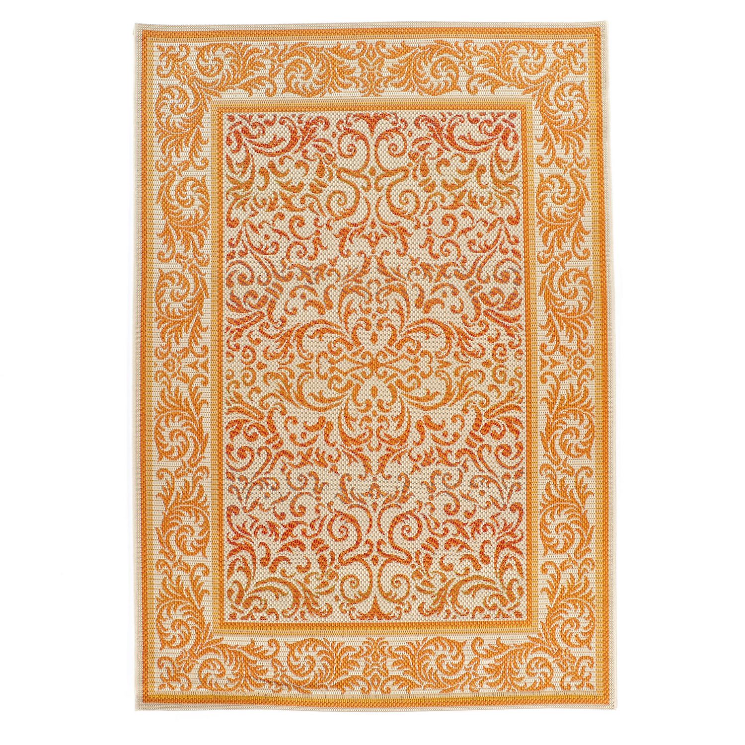 Carpet Art Deco Fiore Indoor Outdoor Rug | Walmart Canada