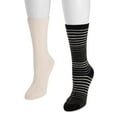 thumbnail image 2 of Muk Luks Women's 8" Boot Sock 2 Pair, 2 of 2