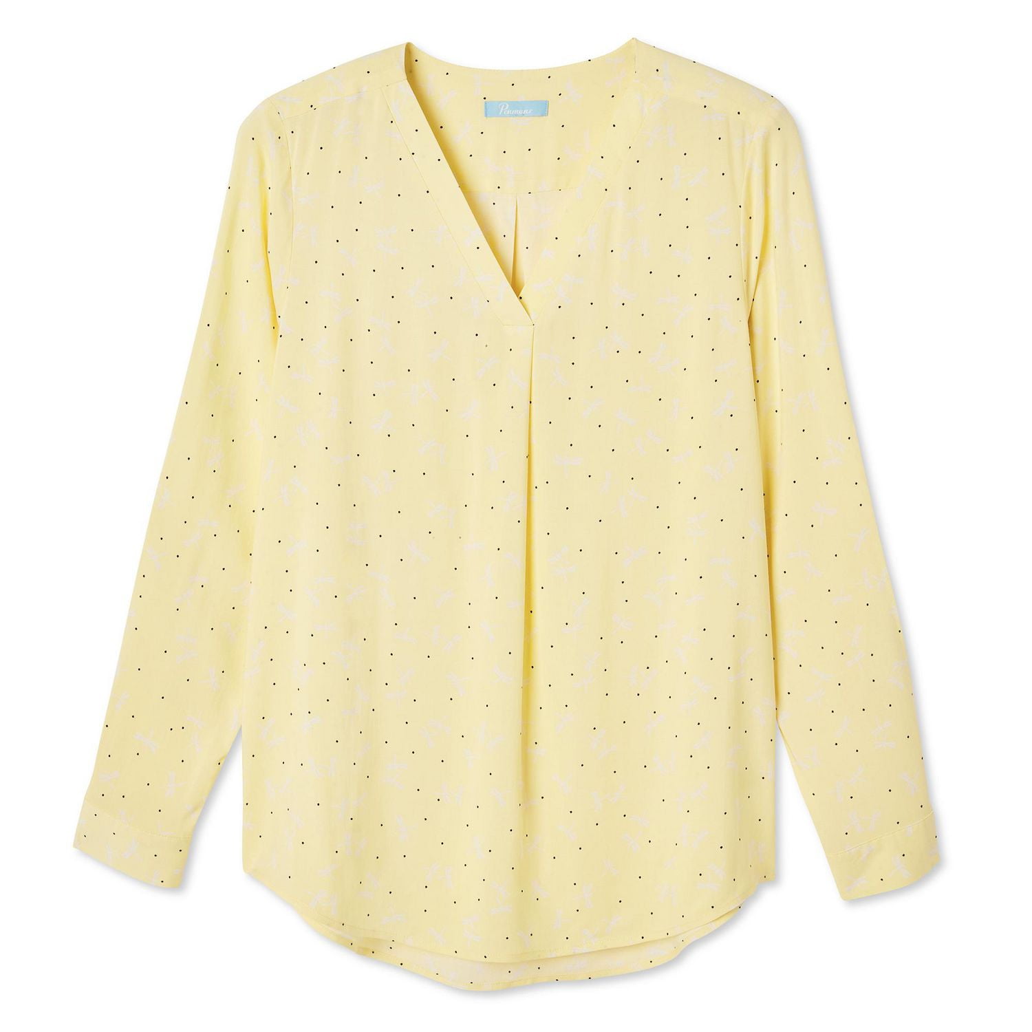 Penmans Women's Printed Roll Tab Blouse