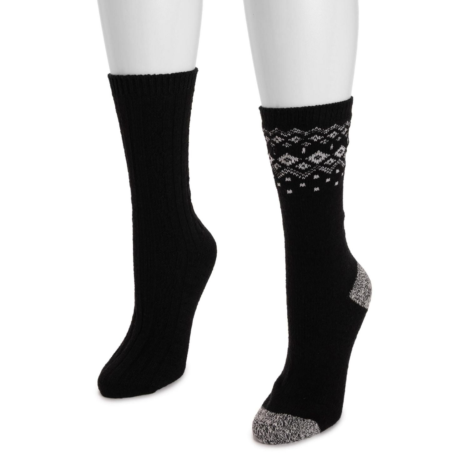 Muk Luks Women's 8" Boot Sock 2 Pair