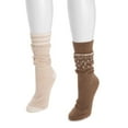 thumbnail image 3 of Muk Luks Women's 11" Tall Boot Sock 2 Pair, 3 of 3