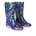 thumbnail image 2 of George Girls' Hearts Rain Boots, 2 of 4