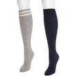 thumbnail image 2 of Muk Luks Women's Knee High Socks 2 Pair, 2 of 3