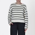 thumbnail image 1 of DV L/S Ottoman striped sweater, 1 of 7