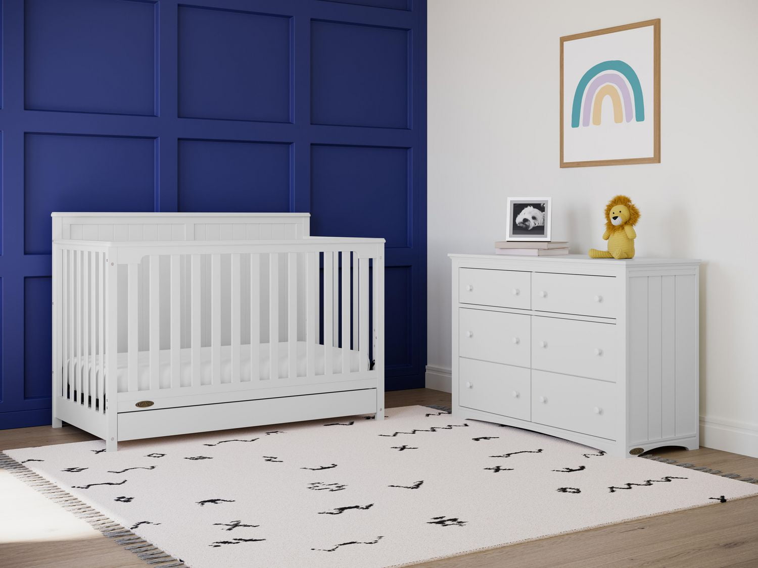 Graco 4 in 1 crib with drawer online