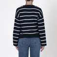 thumbnail image 3 of DV L/S Ottoman striped sweater, 3 of 5