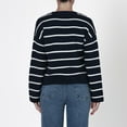 thumbnail image 3 of DV L/S Ottoman striped sweater, 3 of 5