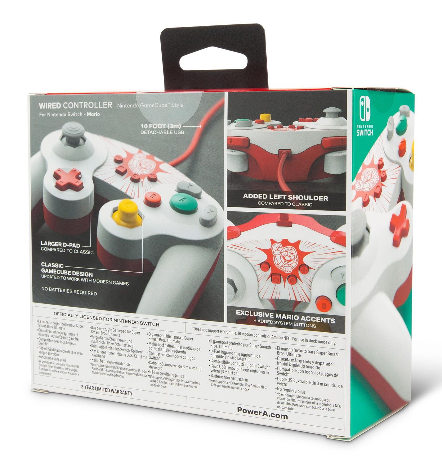 Powera wired controller for store nintendo switch gamecube style