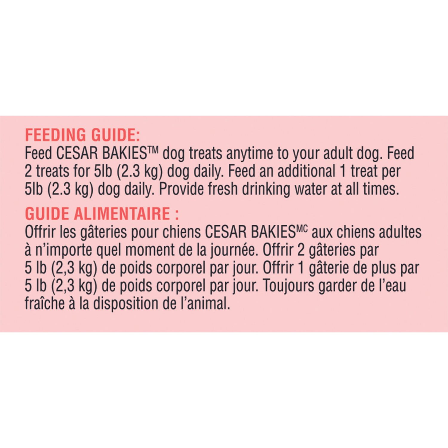 Cesar Bakies Bacon-Roasted Chicken Flavour Dog Treats, 180 - 550g