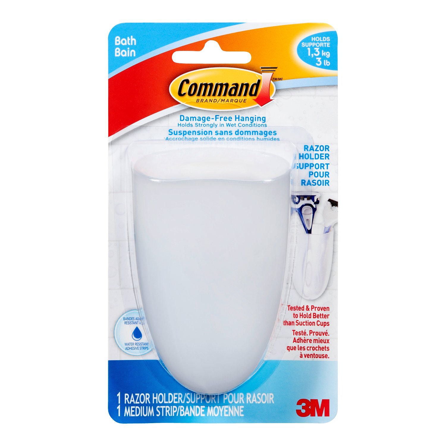 Command™ Razor Holder with WaterResistant Strips Walmart Canada