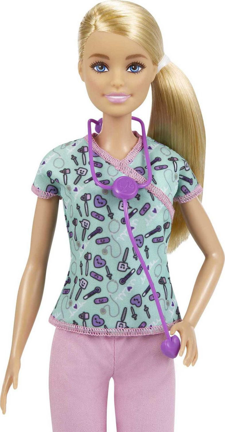 Poupee Barbie Infirmiere Blonde Ages 3