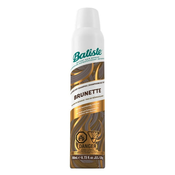 Batiste Plus Beautiful Brunette Dry Shampoo, 200 mL, For Brown Hair