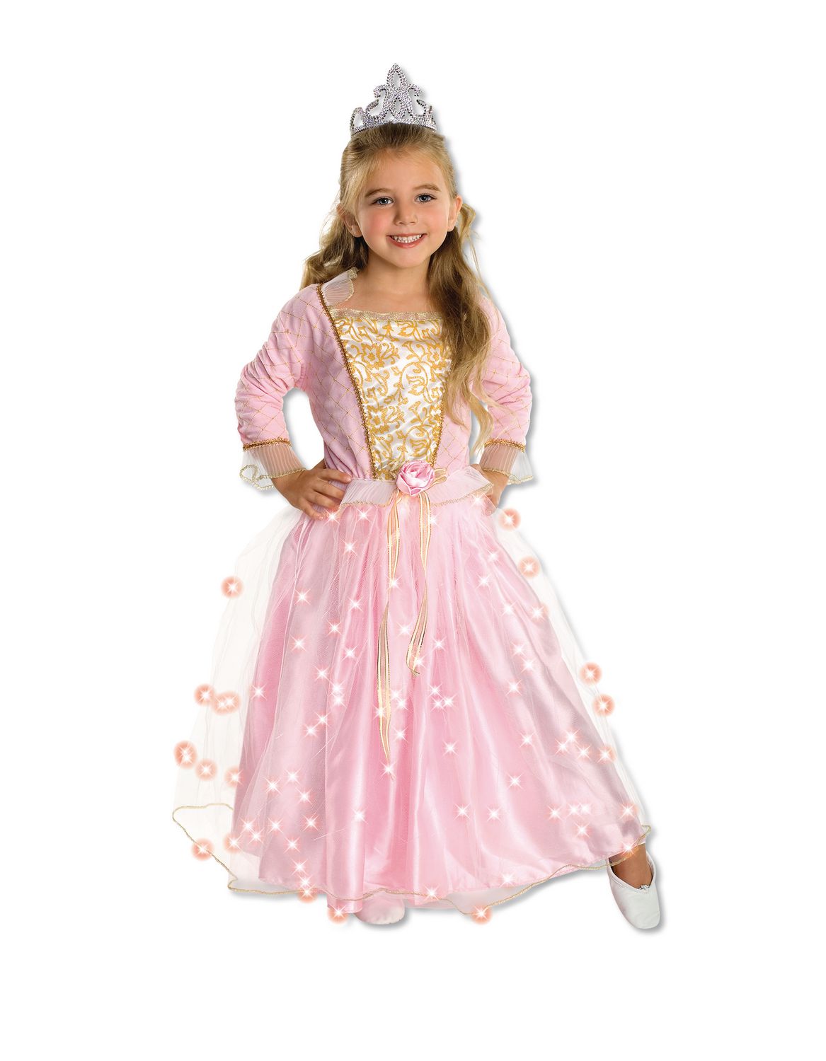 Anniversaire Fete Halloween Carnaval Jaune Taille 18-24 Mois Lito Angels Deguisement Robe Costume Princesse Belle Enfant Fille A