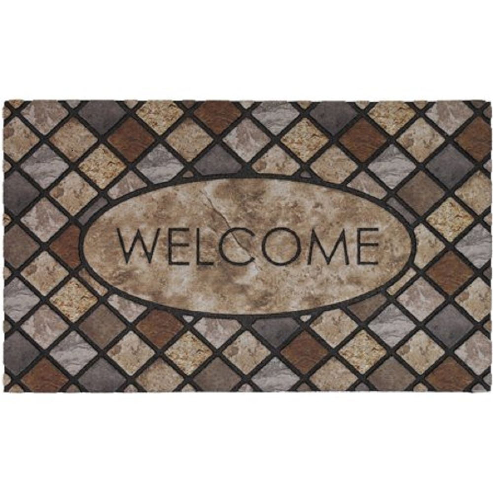Mainstays Oval Tiled Doormat, 18'' x 30'' Walmart Canada