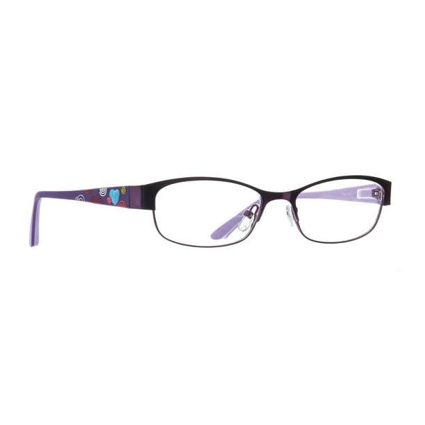 Monture de lunettes FE5264 de Flat Earth pour femmes en pourpre