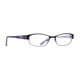 Monture de lunettes FE5264 de Flat Earth pour femmes en pourpre – image 1 sur 1