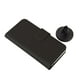 Etui portefeuille pour commutateur LBT Huawei P20 Lite avec support à évent magnétique, Noir – image 4 sur 6