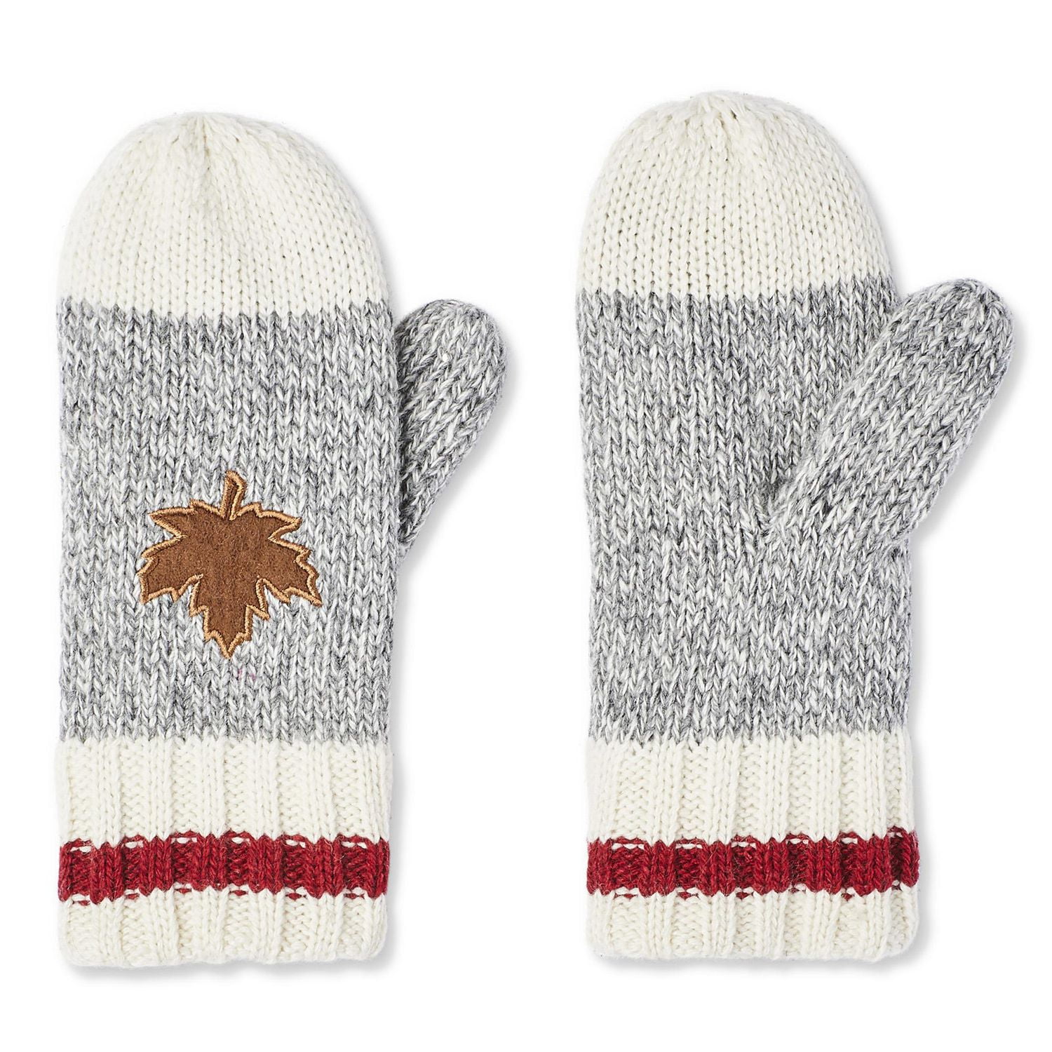 Canadiana Women's Ragg Wool Mittens