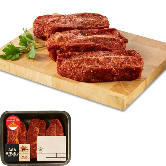 AAA Angus Beef Top Blade Steak, Your Fresh Market, 4-8 steaks per package, 0.50 - 0.63 KG