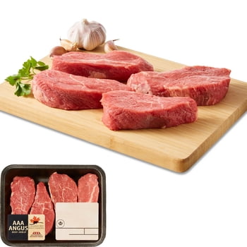 Bifteck de triangle pointe d’épaule Angus Mon marché fraîcheur de catégorie AAA, 4 à 9 biftecks par paquet, 0.65 - 0.75 KG