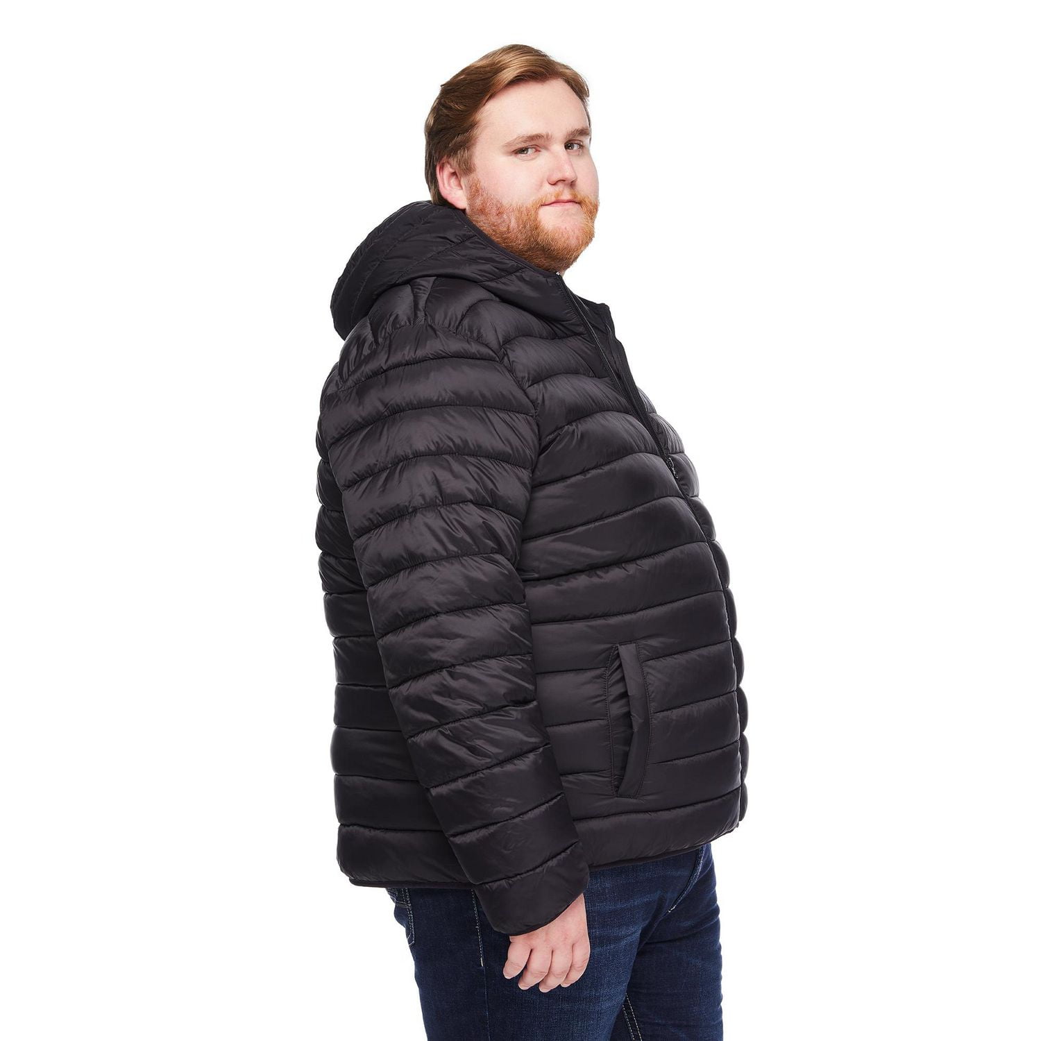 George Big Men's Packable Puffer Jacket