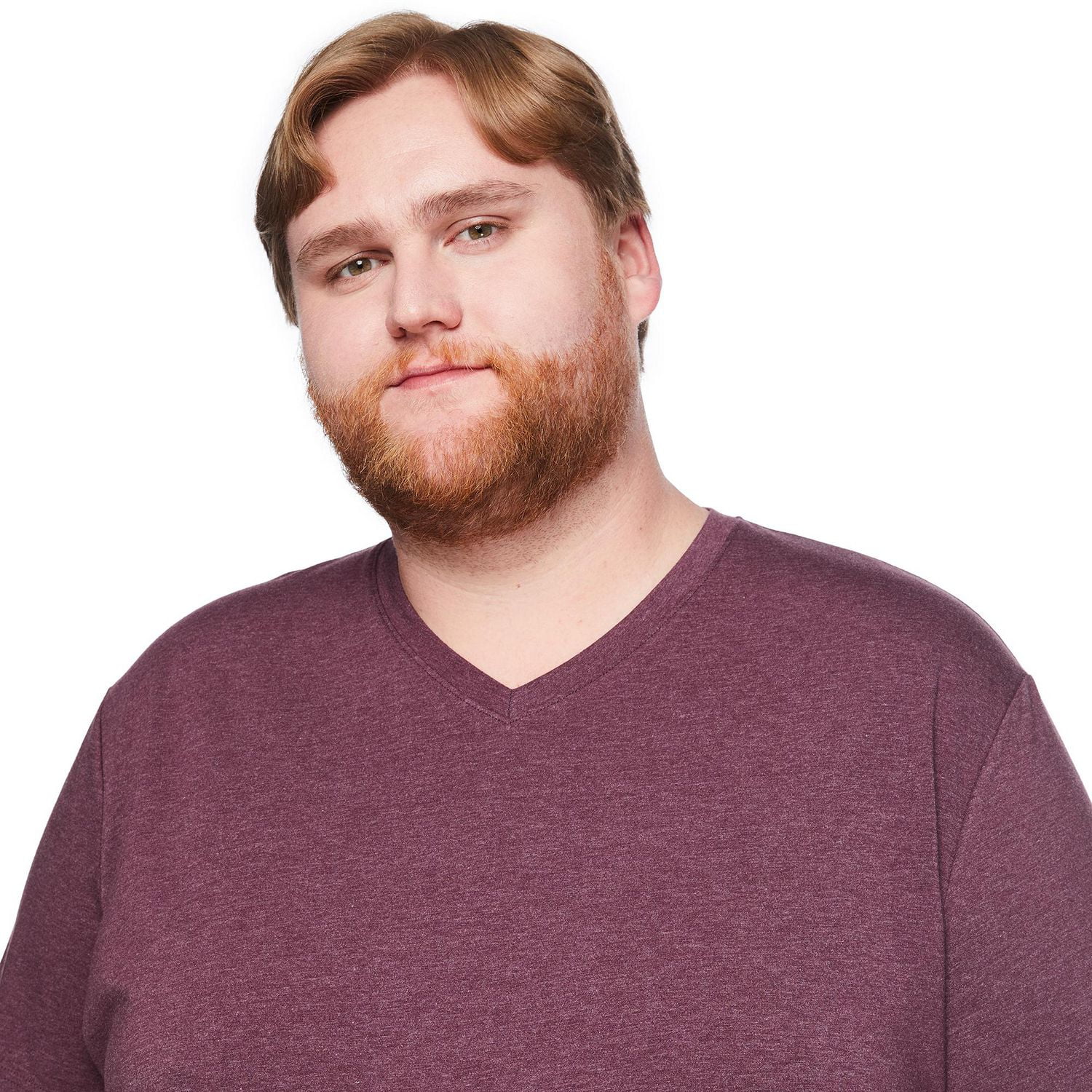 George Big Men's Stretch V-Neckline Tee