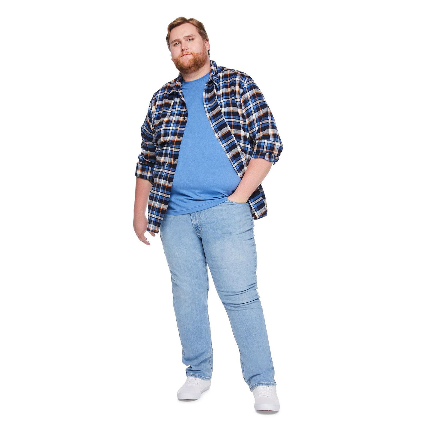 George Men's Stretch Crew Neckline Tee