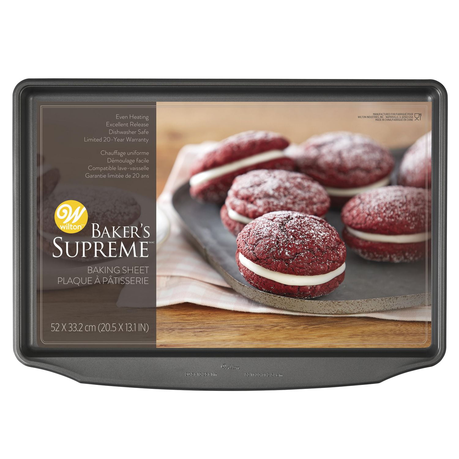 Wilton Baker's Supreme Premium NonStick Bakeware Mega Cookie Pan