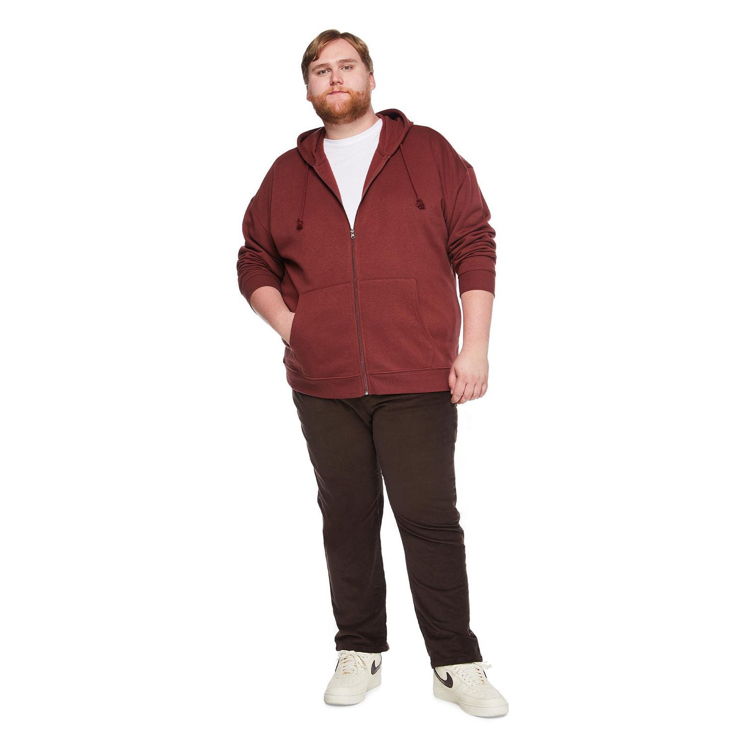 George Big Men's Full-Zip Hoodie