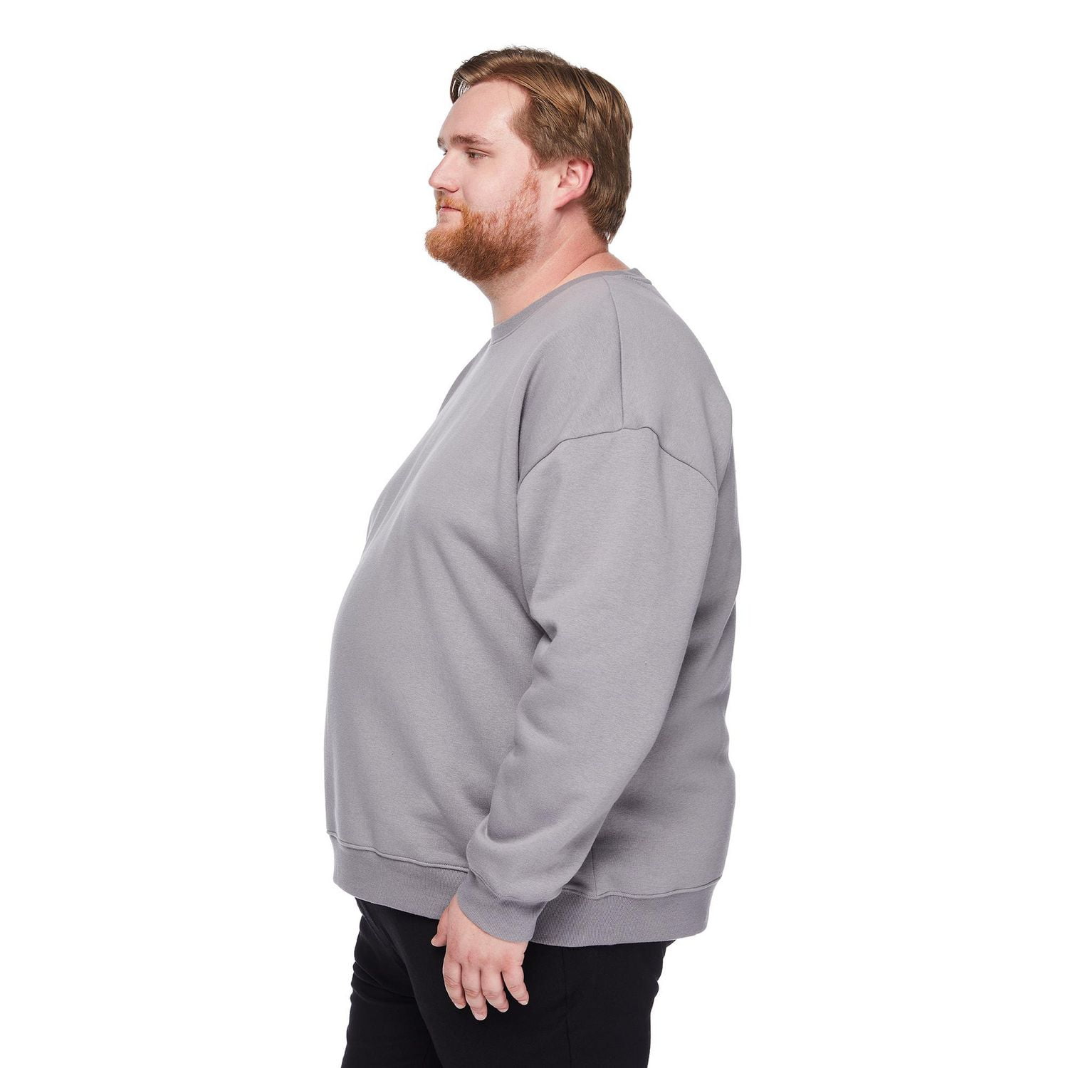 George Big Men's Crew Neckline Popover