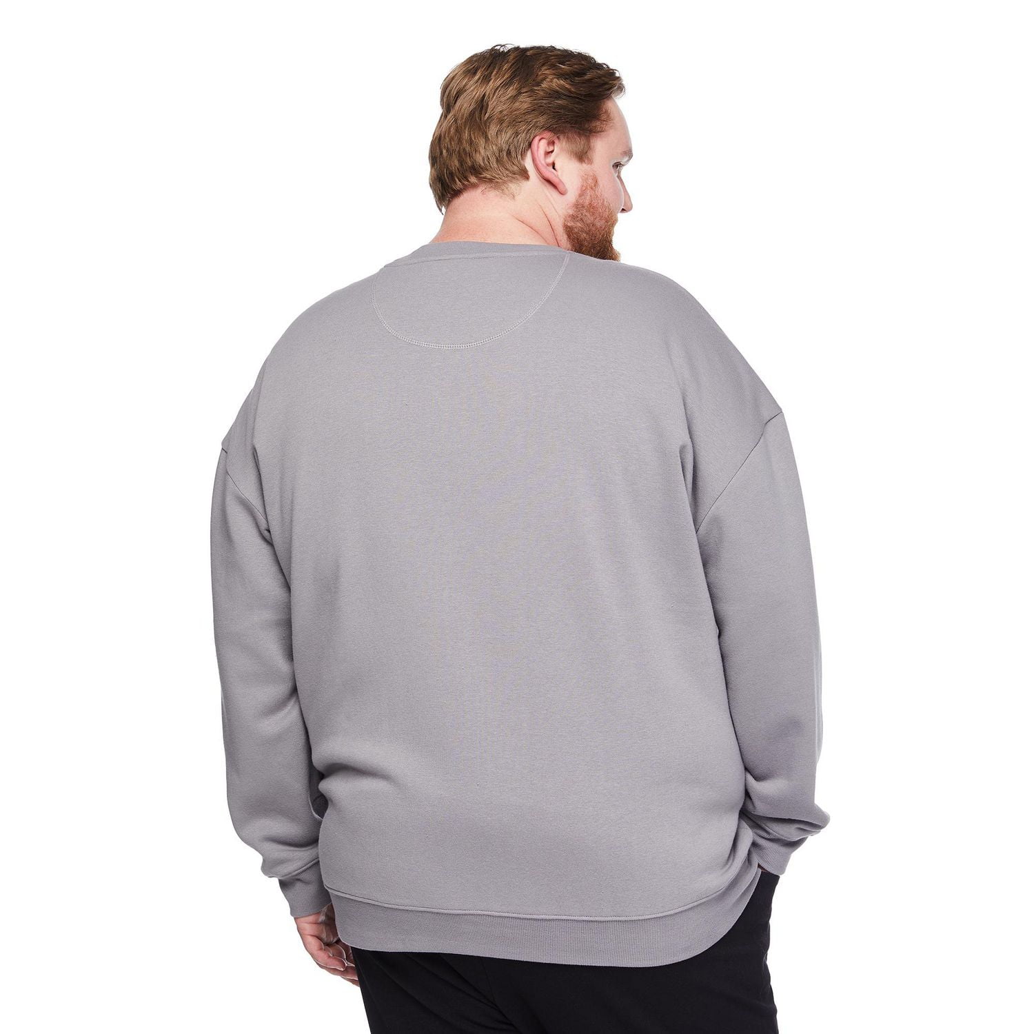 George Big Men's Crew Neckline Popover
